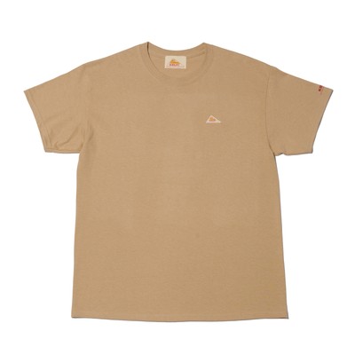 “COZY TIME”S/S TEE サンドカーキ フロント