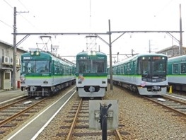 京阪電車 錦織車庫