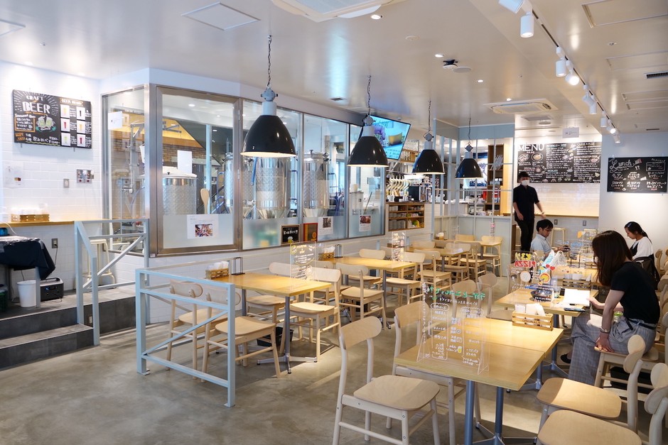 北斎麦酒工房の店内