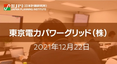 東京電力パワーグリッド（株）: 無電柱化推進に向けた取組み状況と課題解決の方向性について【JPIセミナー 12月22日(水)開催】