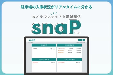 駐車場のリアルタイムな入庫状況が分かるサービス 「snaP(スナッピー)」を5月19日より販売開始