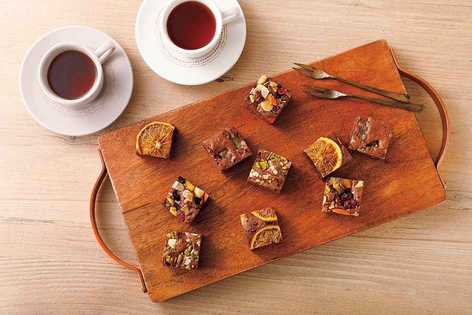 <ホシフルーツ>ナッツとドライフルーツの贅沢ブラウニー