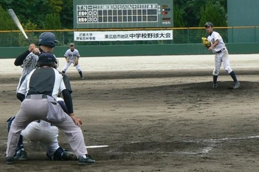 7/4（土）、5（日）近畿大学理事長杯争奪戦で中学校14校が熱戦！第13回東広島地区中学校野球大会開催　近畿大学工学部