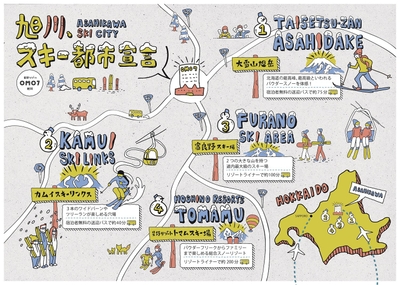 【OMO7 旭川】スキー場MAP