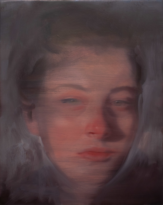 コーネーリア・トムセン「Anna c03」(2021)/25.5×20.5cm/Oil on canvas