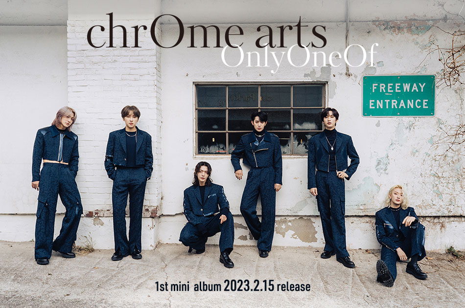 K-POPボーイズグループOnlyOneOf 日本1stミニアルバム「chrOme arts