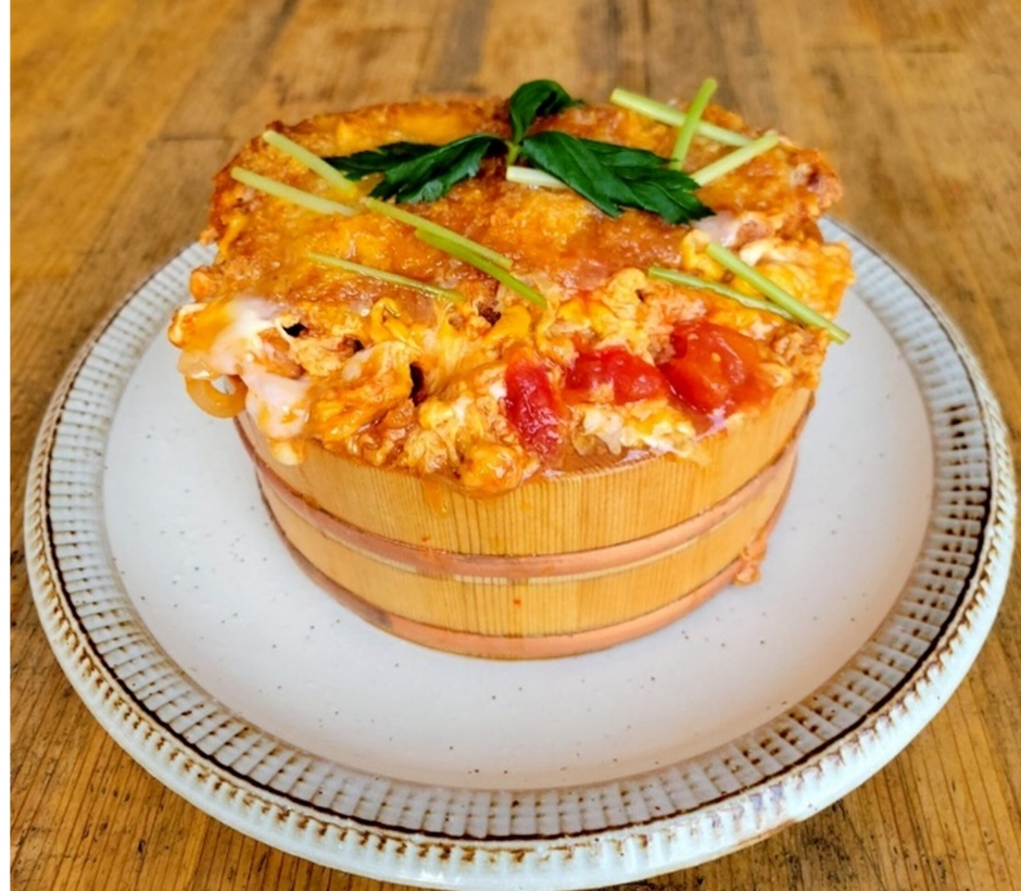 やまゆりポークトマかつ桶丼