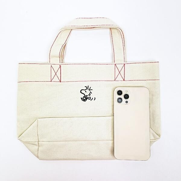 スヌーピー75thデザインのトートバッグ