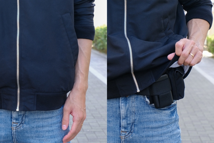 服の下に隠せて安心