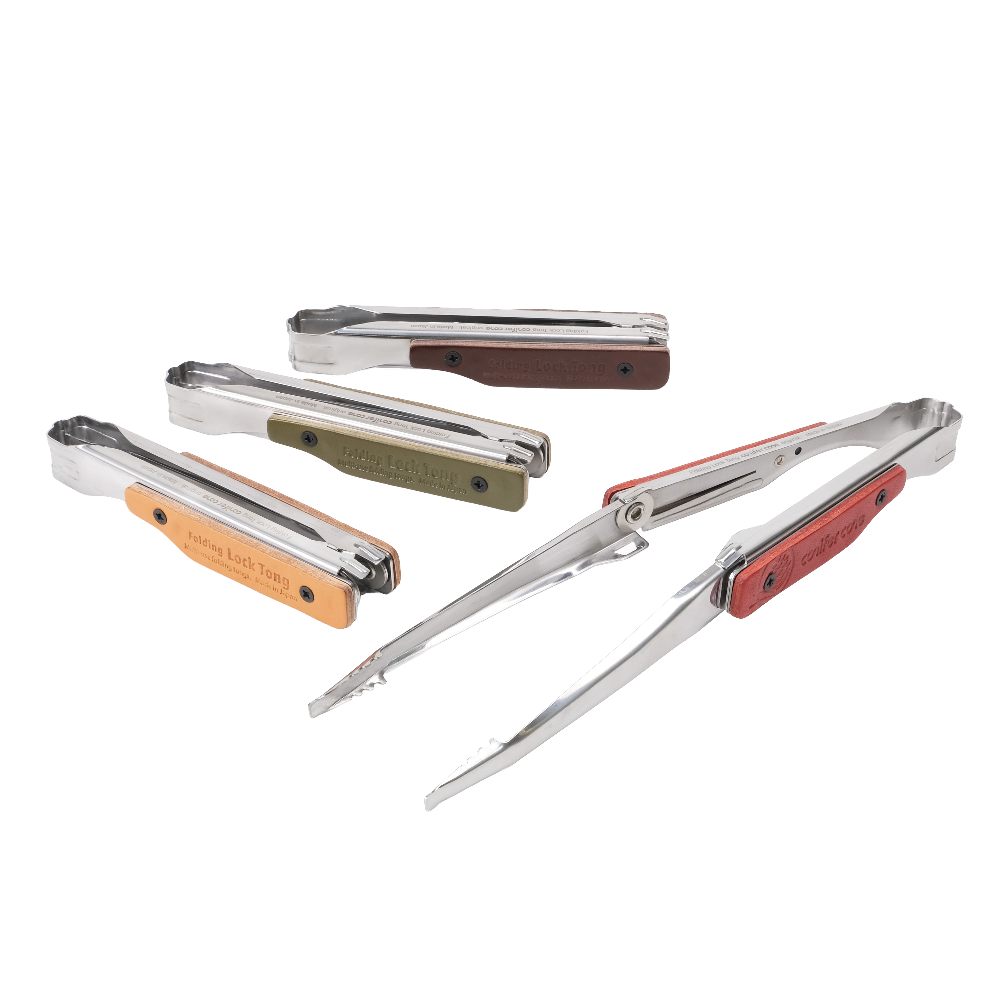 カラーラインナップは「ナチュラル」「オリーブ」「ダークブラウン」「レッド」