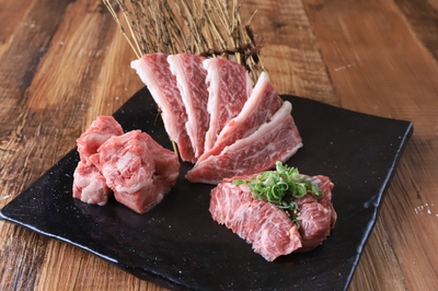 赤身肉三点盛り