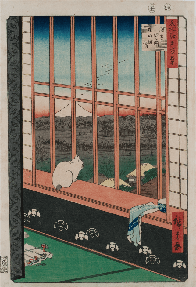 歌川広重「名所江戸百景　浅草田甫酉の町詣」個人蔵