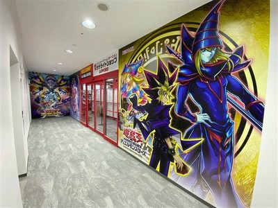遊戯王キャラクターがお出迎え