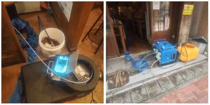 カメラ調査・高圧洗浄