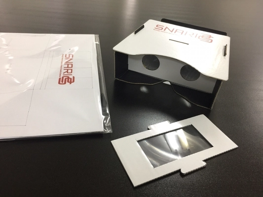 A4及びB5チラシがVRゴーグルになるシリーズ第3弾、 単・双眼両方OKな『サナリスVRシート W』発売！