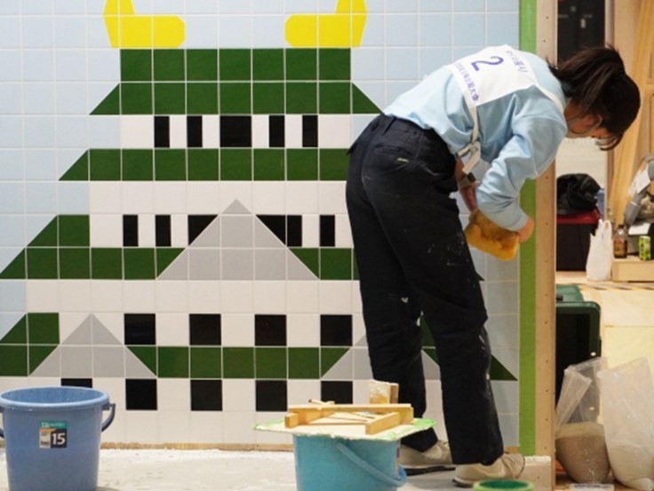 技能五輪全国大会 タイル職種競技1