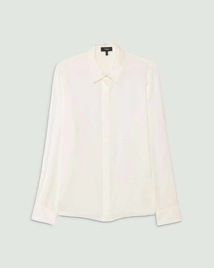 シルククラシックフィットシャツ Modern Georgette