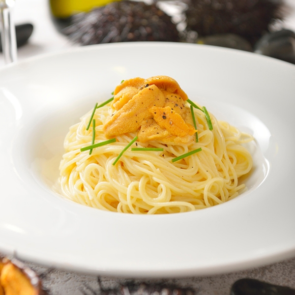 期間限定!北海道産塩水ウニの冷製スパゲティ