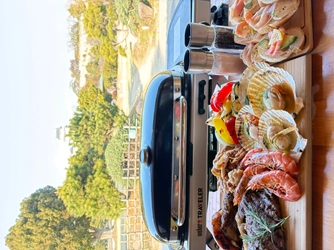 桜の名所・明石公園で、家族や犬とゆったり過ごすBBQ、3月20日から提供開始