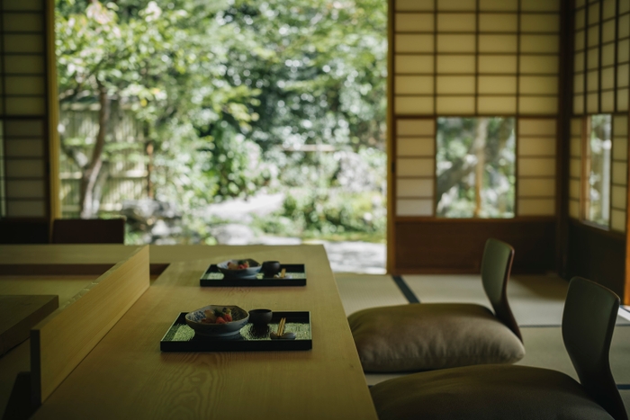 料亭「高台寺 十牛庵」のカウンター席