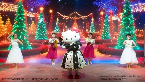 心躍るクリスマスナンバー全6曲をハローキティが生演奏と共にお届け♪ HELLO KITTY SHOW BOX 『Christmas Chronicle』 11月8日より開催