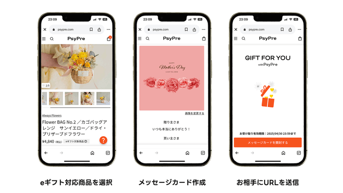 eギフト機能の使い方