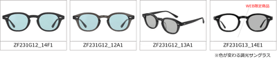 SUNGLASSES|ZF231G12・ZF231G13 Wellington 11,100円(税込)
