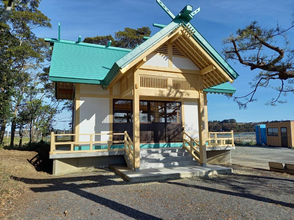 神社左側から
