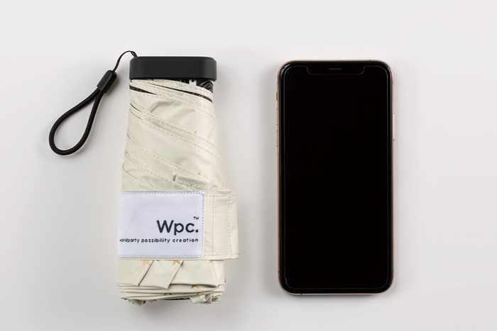 傘本体とスマートフォン(iPhoneXS)