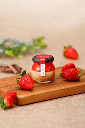 生チョコいちごプリン