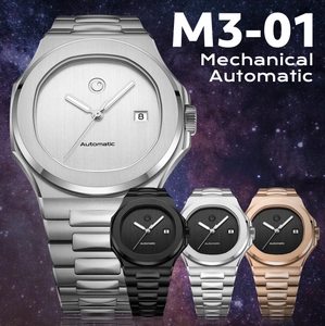 【最大50％オフ】ZEROO M3-01＆M5-01　 機械式腕時計オートマチック＆ミニマル　 ークラウドファンディングー