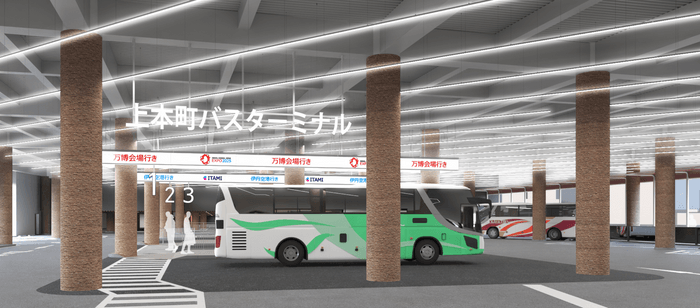 2階バスターミナル(イメージ)