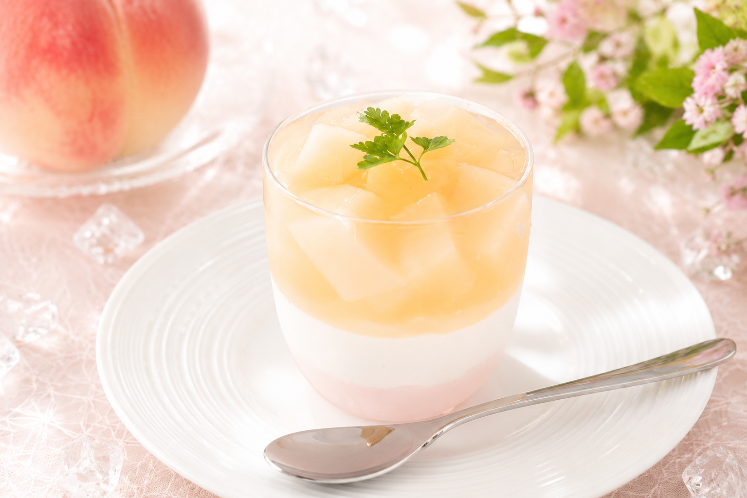 京都・パティスリー洛甘舎 夏季限定「ヴェリーヌ<ピーチ>」発売!~桃の美味しさを三層に閉じ込めた、みずみずしい夏のヴェリーヌ~