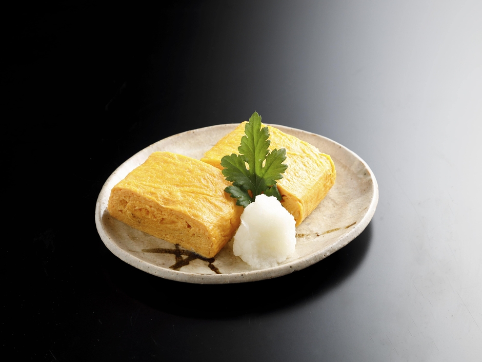 宇治侘助卵の出し汁巻き