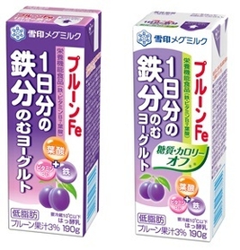 「プルーンFe 1日分の鉄分」シリーズ