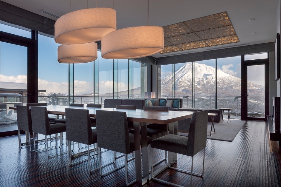 羊蹄山の眺望が美しいコンドミニアムのお部屋