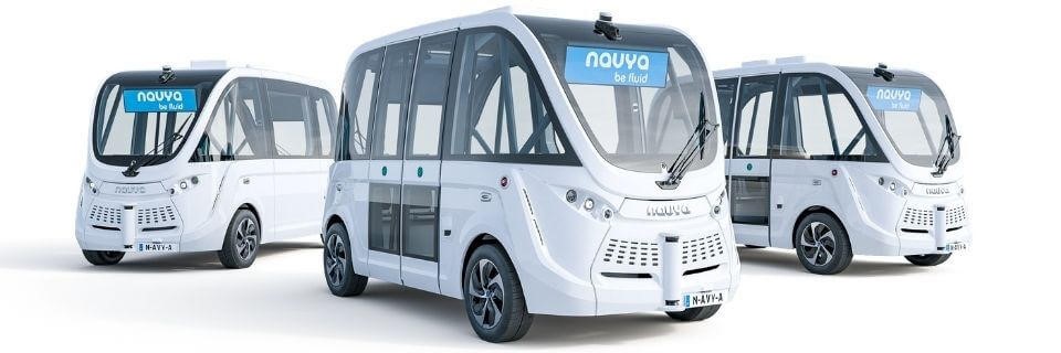 中央通り賑わい創出社会実験における NAVYA社ARMA(自動運転バス)を活用した「まちなかモビリティ」実証実験への参加