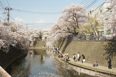 店舗付近の風景
