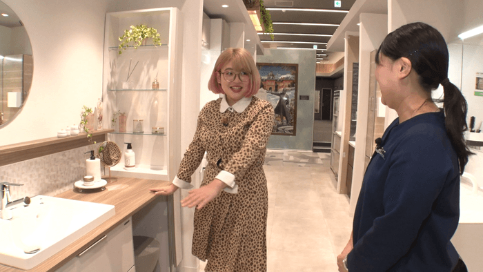 女性に嬉しいポイントが満載の洗面化粧台