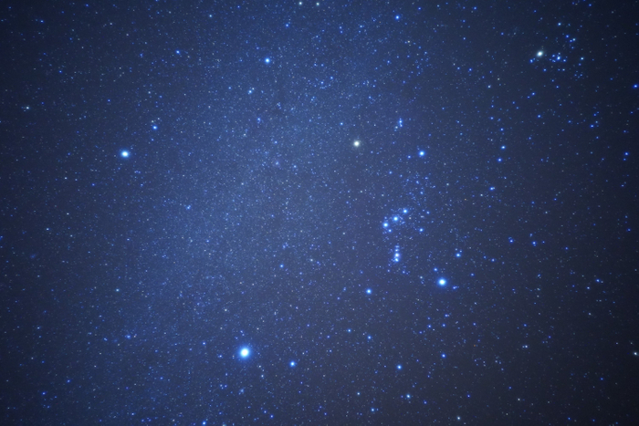 施設から見える星空のイメージ