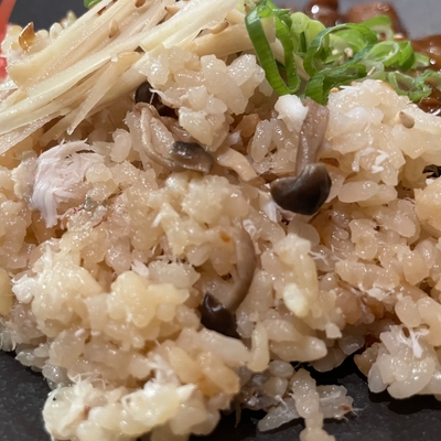 一升で一匹使用した鯛めし