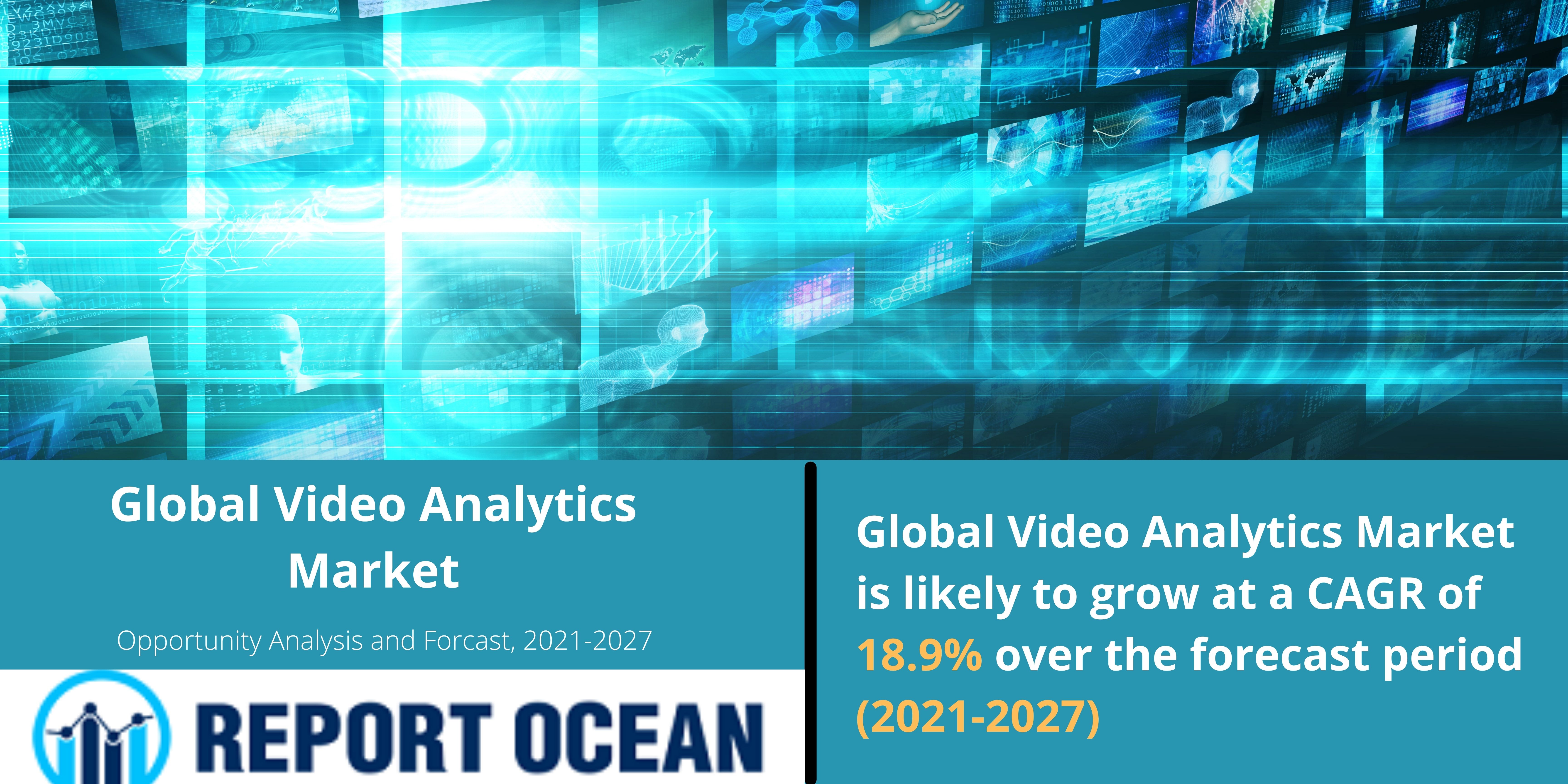 ビデオアナリティクス市場は、2021年から2027年までの間、18.9%のCAGRで成長すると予想される