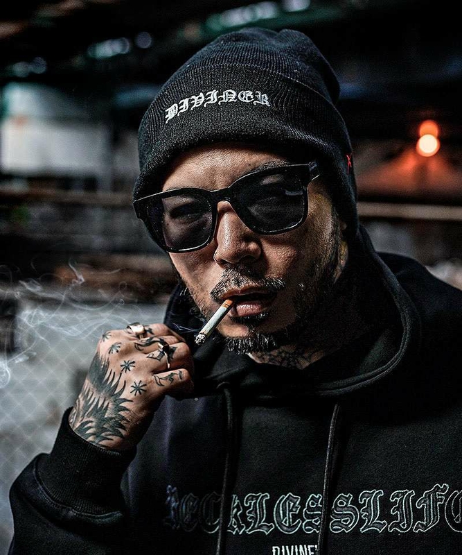 【Black Letter】 Knit Cap