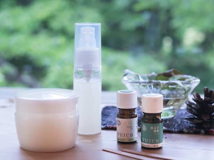 アロマワークショップ/夏の虫よけジェルづくり