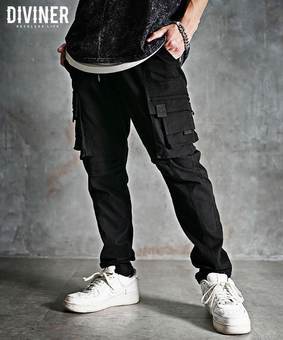 Black Cargo Pants