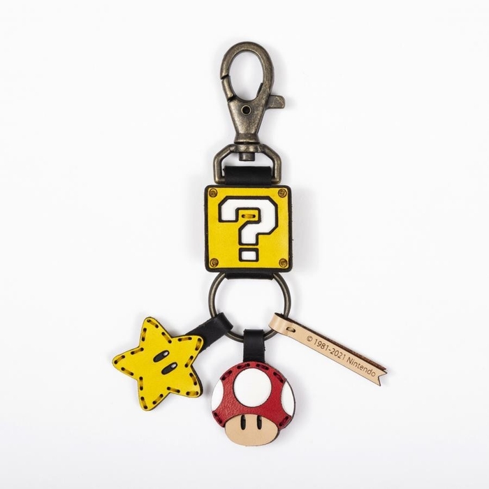 ハテナブロック・スーパーキノコ・スーパースター/オジャガデザイン キーホルダー