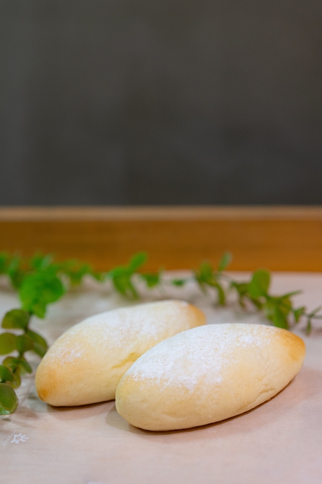 白い恋人達(自家製カスタードクリームパン)