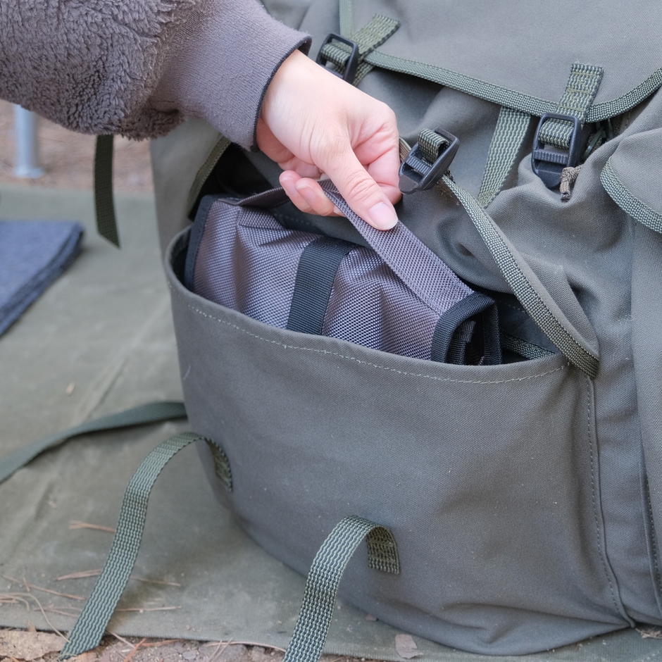 焚火道具を一式まとめて