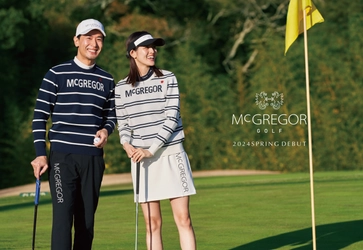 ニューヨークで生まれて100年を超えるブランドから 「McGREGOR GOLF」2024年 春デビュー