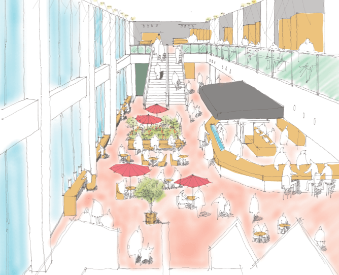 A街区複合公共施設イメージ図